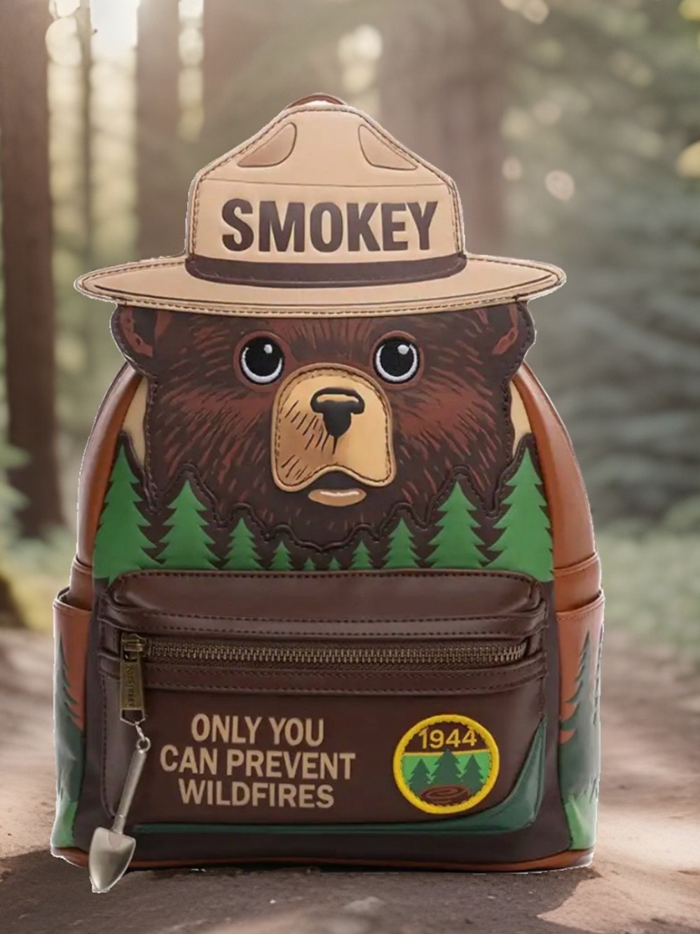 NEW w Tags Loungefly Exclusive 707 Street SMOKEY the BEAR Backpack Bag LE 500